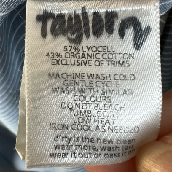 Horny Toad Mens Striped Button Down Shirt Blue White Long Sleeve Lightweight XXL - Picture 10 of 11